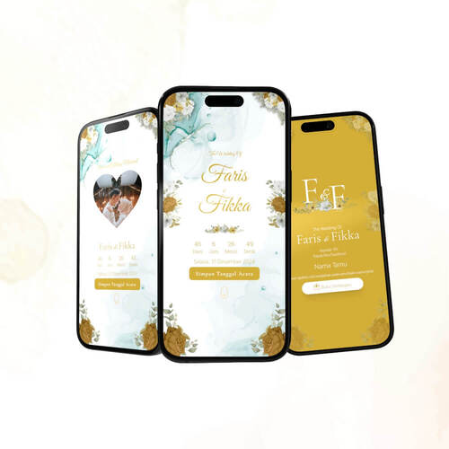 Eternal Golden Light and Blue Harmony